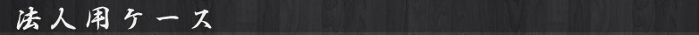 法人ケース