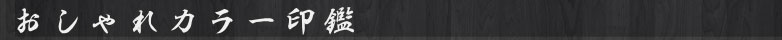 おしゃれカラー印鑑
